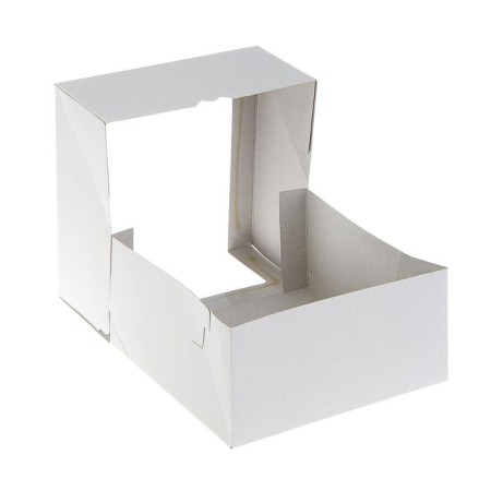 Confectionery packaging, box with a craft window, 18 x 18 x 10 cm-4
