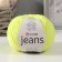 Yarn "jeans" 55% cotton, 45% acrylic 160m/50g (58 lemon)