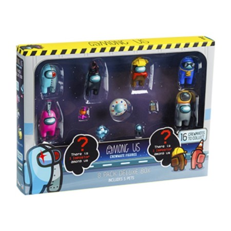 A set of figures among us, in packaging, 8 pcs., With accessories, mix