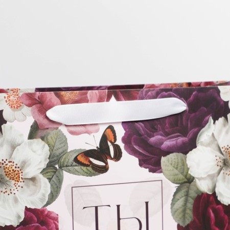 Gift laminated vertical, packaging, “flowers”, l 31 x 40 x 11.5 cm-3
