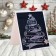 Mini-postcard "Happy New Year and Merry Christmas!" tape, handmade