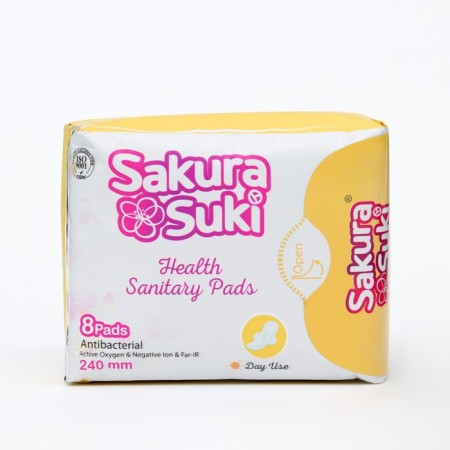 Hygienic gaskets Sakura Suki women 240 mm daytime, 8 pcs-2