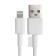 BYZ BC -041, Lightning - USB, 3 A, 1 m, silicone, white