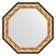 Mirror in the baguette frame, Baroque gold 106 mm, 80.4x80.4 cm