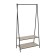 Axentia stand for clothing and storage, floor with 2 shelves, 80x160x40 cm