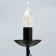 Black Black Risalux table lamp "Duchess" 1x15W E14