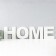 Panel letters "Home" The height of the letters 20 cm, set 4 details white