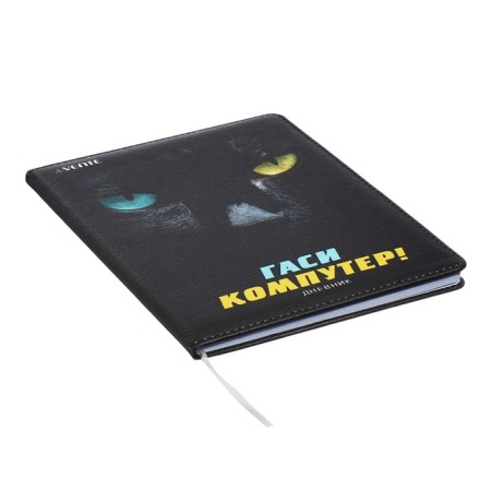 Universal diary for grade 1-11 "Gasi computer!", Firm cover, artificial leather, with foam rubber, liesse, 80 g/m2-1