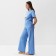 Pajama female (T -shirt and trousers) KAFTAN GUSSI p. 48-50, blue
