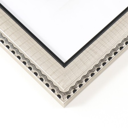 Photo frame plastic 30x40 cm "Tanzania" silver 43.8x3.8x1 cm-1