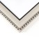 Photo frame plastic 30x40 cm "Tanzania" silver 43.8x3.8x1 cm