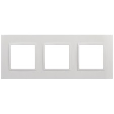 Frame for sockets and switches Era Elegance 14-5013-01 Classic, 3 posts, white