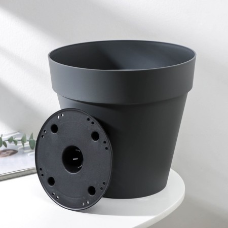 Kashpo for flowers with an insert Tarragon, 7 L, D = 25 cm, h = 23 cm, color gray color-3