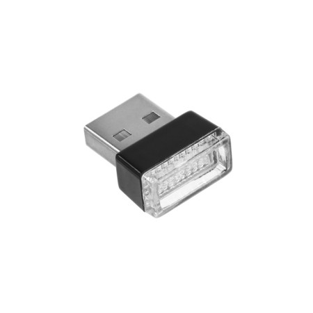 Lighting into the car interior, USB, blue-2