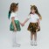 Carnival set "Winter Dragon", yellow color: wings, skirt and rim