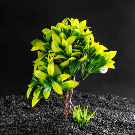 Artificial aquarium plant, 15.5 x 12 x 20.5 cm-1