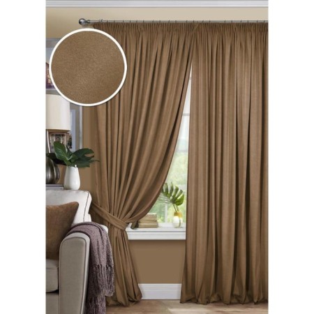 Set of curtains on braid Pudra, size 400x270 cm