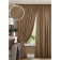 Set of curtains on braid Pudra, size 400x270 cm