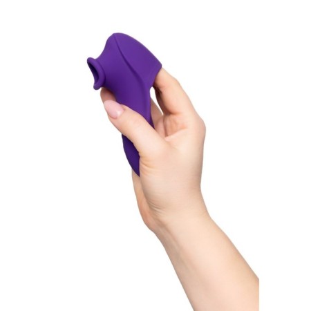 Vacuum-wave clitoris stimulator, silicone, 12 cm, purple-6