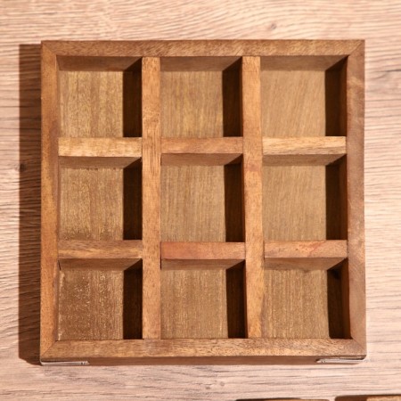 Game table "Crosses-nolics" 17x17 cm, manpower, steel-5