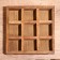 Game table "Crosses-nolics" 17x17 cm, manpower, steel