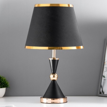 Elizabeth table lamp E27 40W black and gold 25x25x37 cm Risalux