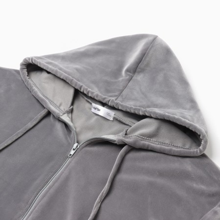 Women's costume (sweatshirt and trousers) KAFTAN PLUSHY p. 44-46, gray-8