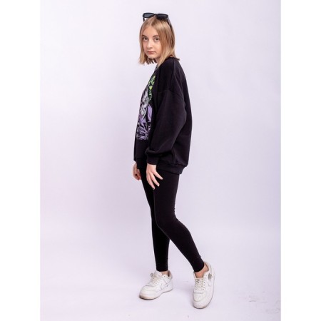 Sweatshirt for a boy, height 128 cm, black color-3