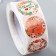 Stick paper "Flower wreath. Gratitude" d = 2.5 cm 500 pcs in a roll 3x6.5x6.5 cm