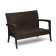 The sofa "Rattan Ola Dom" brown, 128 x 77 x 89 cm