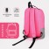 Youth backpack from lightning textiles, Fulldorn, 3 pockets, pink color