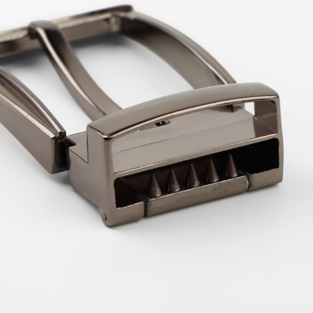 A belt buckle 6.2 × 4 cm, 27 mm, black nickel color-2