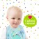 Bibsor for feeding "Favorite baby: dragon", waterproof, blue color