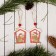 New Year's Suspension "Bird at the feeder", mix