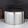 The pan is whole, 25 l, d = 40 cm, h = 21.5 cm, with a heat distribution layer, with a metal lid