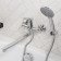 Santek Bus Bath mixer, long spout, with accessories, chrome