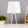 Barre table lamp E27 40W white 20.5x20.5x38 cm Risalux