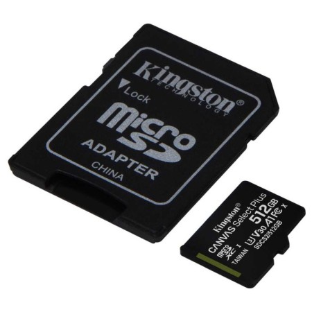MicrosdxcC 512GB Kingston SDCS2/512GB Canvas Select Plus + Adapter-1