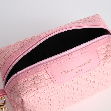 Lightning cosmetic bag, pink color-2