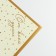 Palette packaging for flowers "with all my heart", matte, beige-gold 57 x 57 cm
