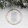 Garland "thread" 2 m dew, ip20, silver thread, 20 LED, white glow, CR2032x2