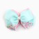 Outlet. Hair bow on a hairpin, 12.5 cm, cold heart