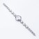 Women's gift set Disu 2 in 1: wrist quartz clock and bracelet, D-1.8 cm