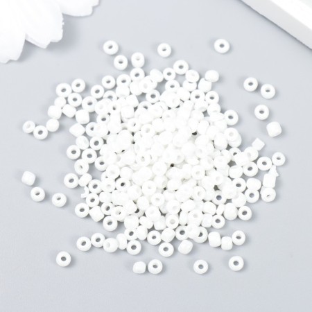 Beads "Zlatka" 08/0, 3 mm, 10 g 0121 White-1