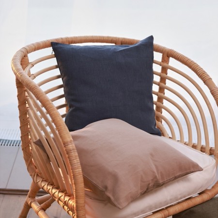 Decorative pillowcase SL Home Linen 40*40 cm, col. Gray, 100%linen-2