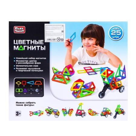 Designer magnetic "color magnets", 25 parts-3