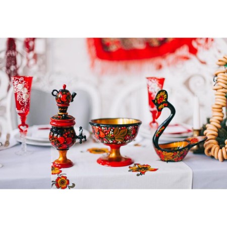 Souvenir "Samovar", Khokhloma-6