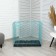 A cage with a hatch for dogs and cats, 85 x 60 x 70 cm, blue