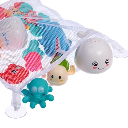 Game set for bathing in the bathroom, 14 toys, mesh-2