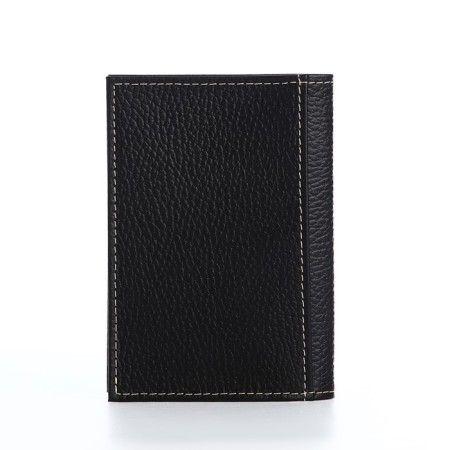 Cover for passport, black color-1